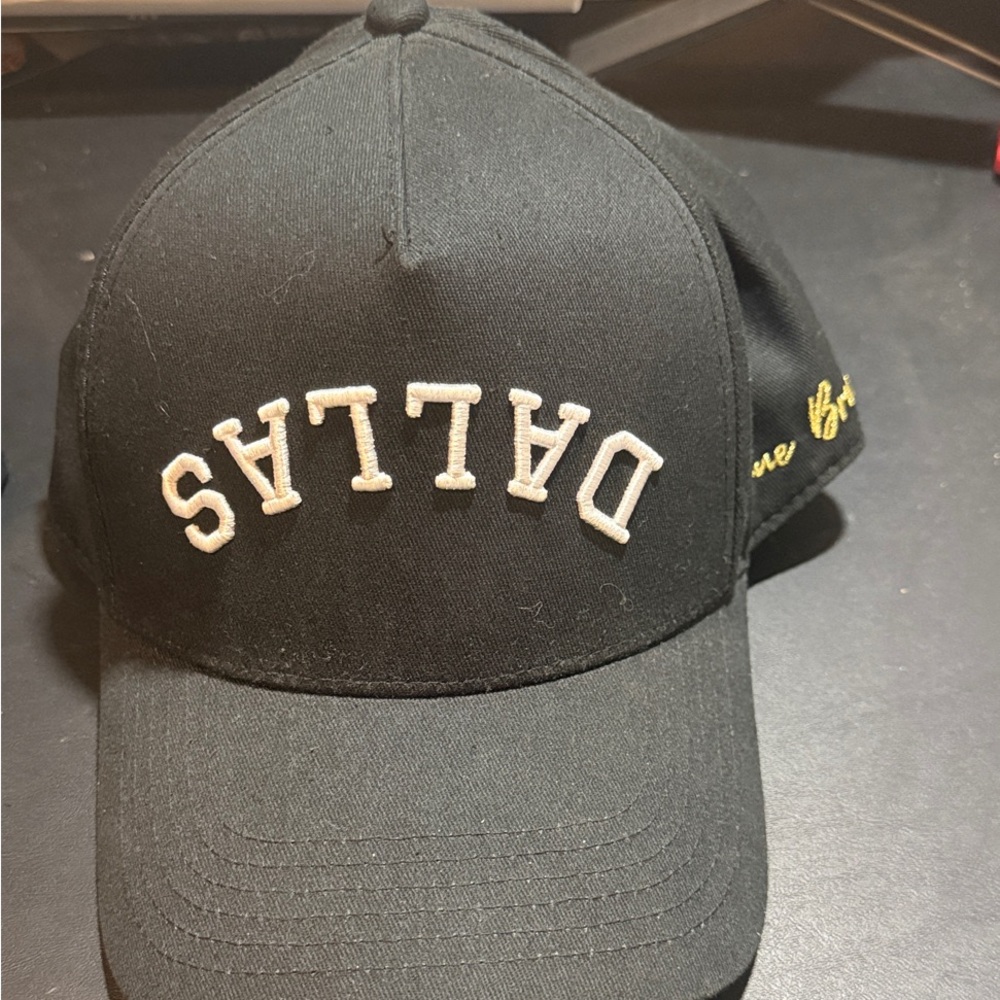 Dallas Black Baseball Cap